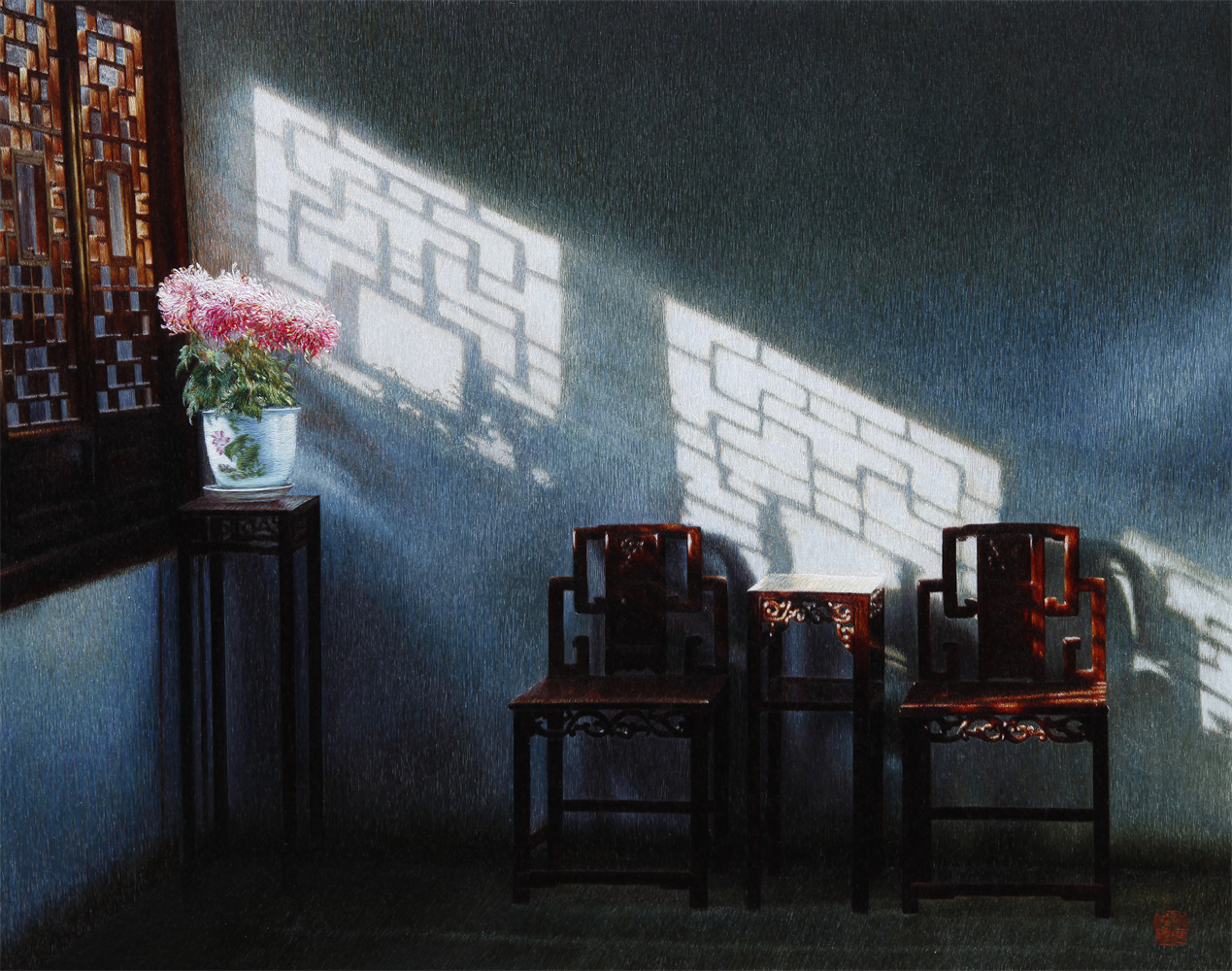 Quiet Shadows at the Window