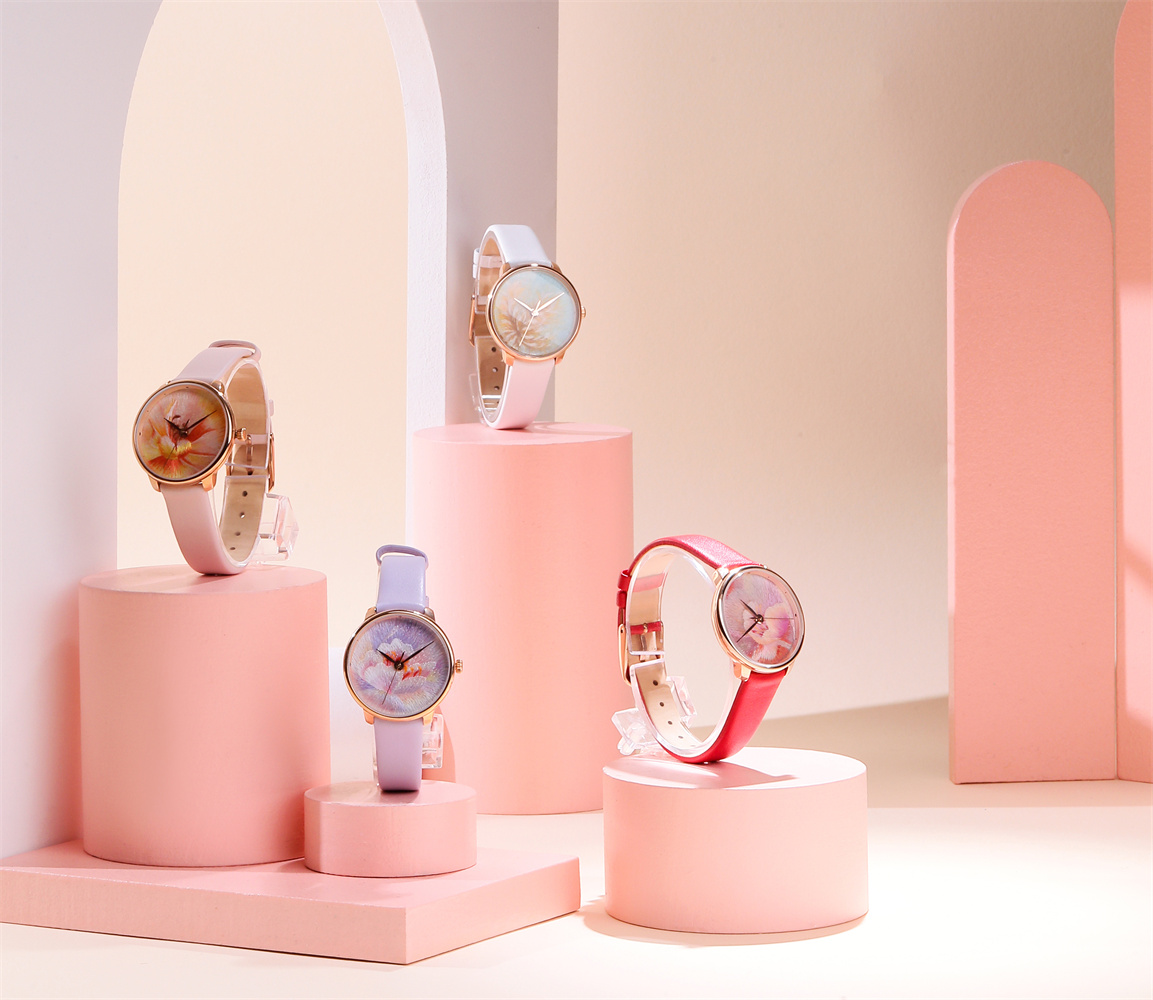 Auspicious Time Embroidery Wristwatch