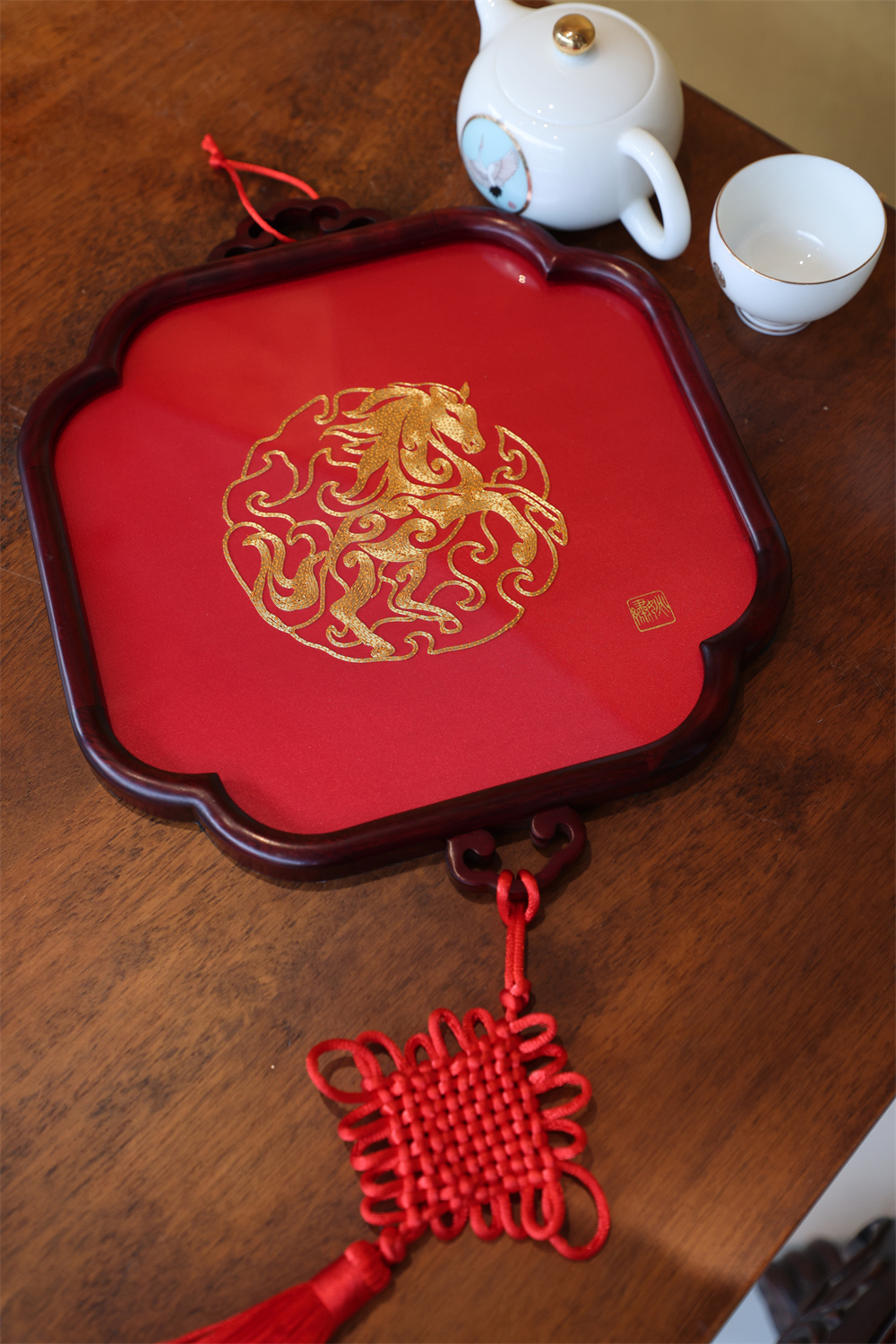 Auspicious Year of the Steed <span>(Handcrafted Suzhou Embroidery New Year Hanging Ornament)</span>